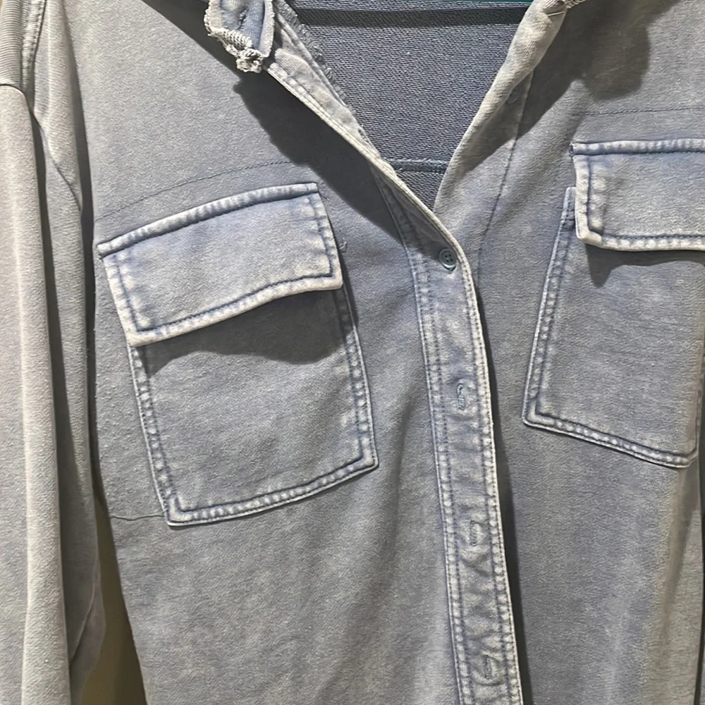 Blue “Shacket” - Picture 4 of 6